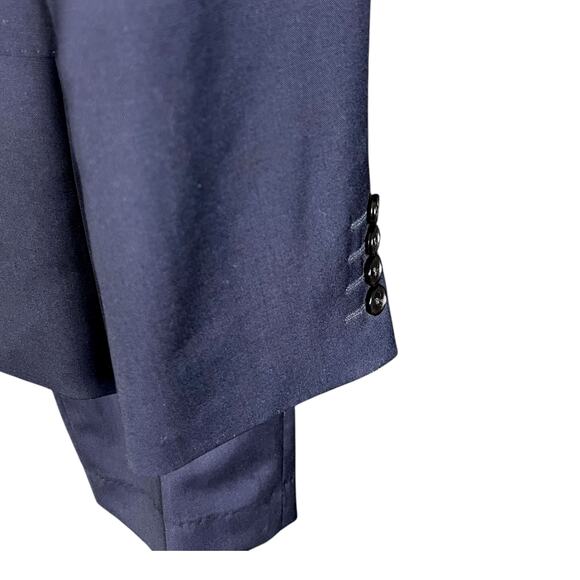 NWT Men's Ben Sherman Tailoring Camden Blue Skinny Wool Suit 38 / 36 $535 Retail - Picture 5 of 15